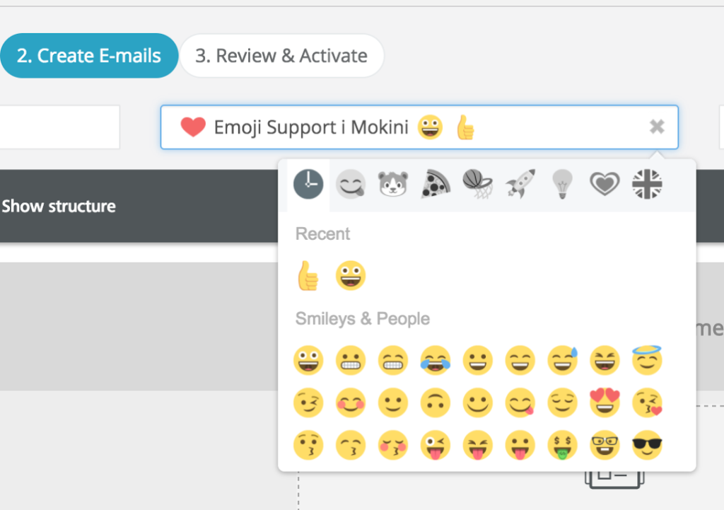emoji-support in emails